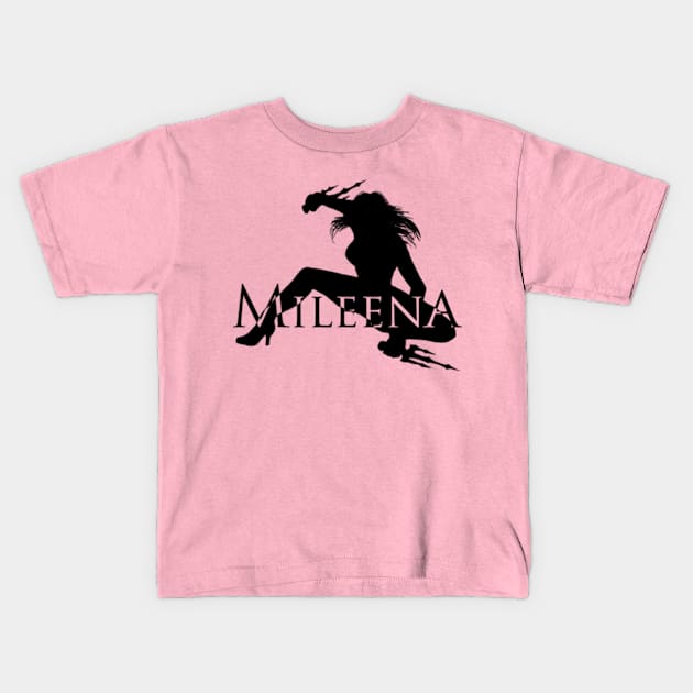 Mileena Kids T-Shirt by xzaclee16